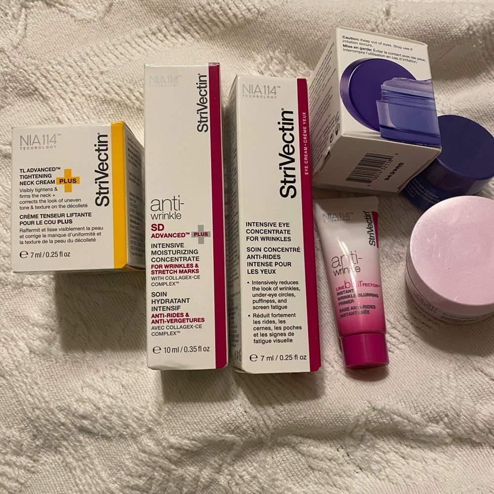 Lot of StriVectin samples.  $5/each or $28/all